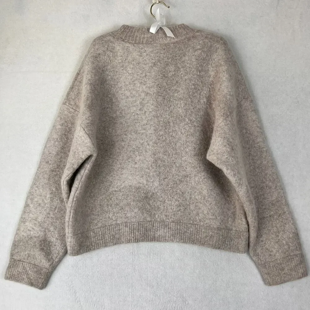 Represent Sweater Men's Size 2XL Alpaca-Blend Cream
